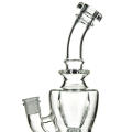 Recycler Glass Waster Hookahs Pipe with Double Percs Fab (ES-GB-409)